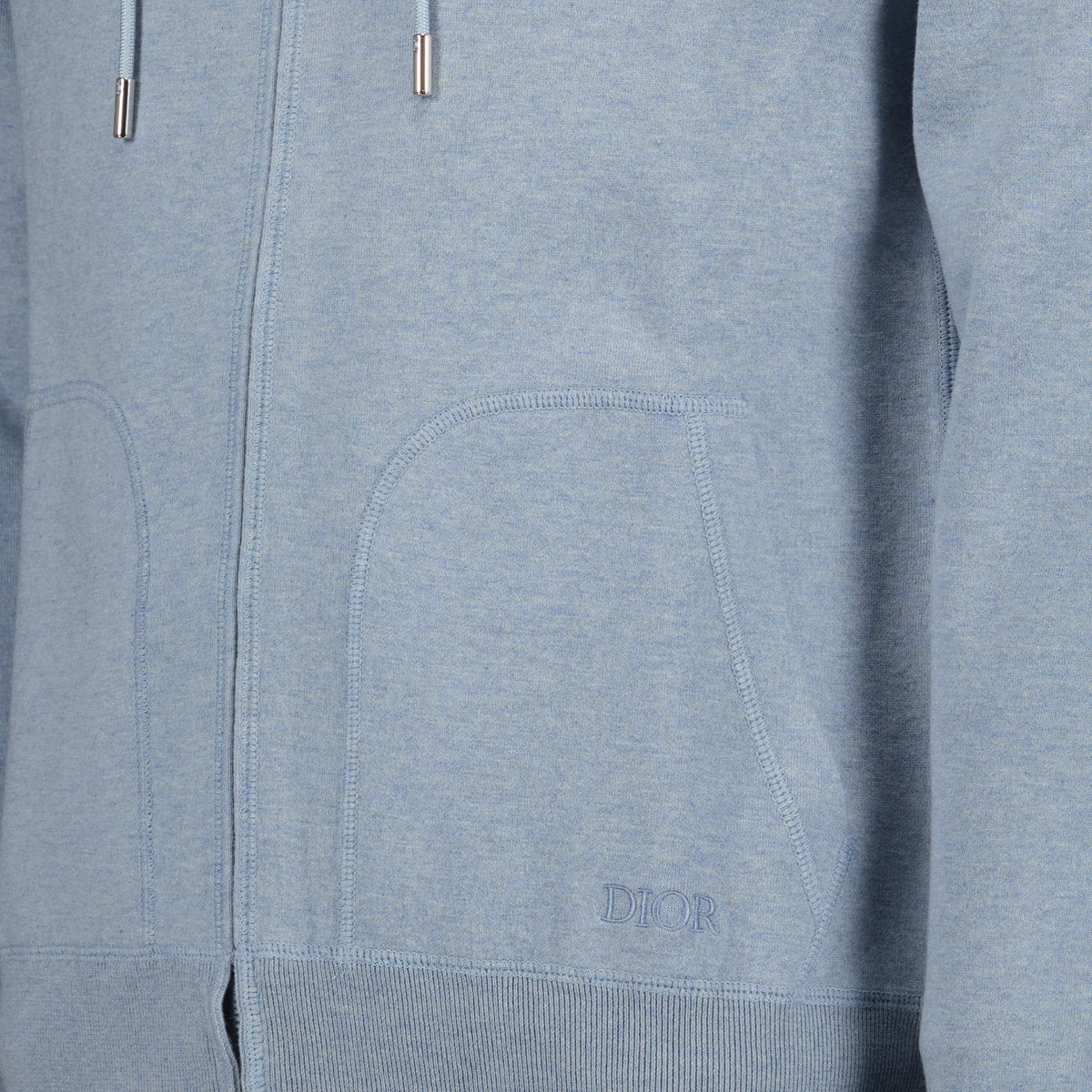 Oblique zipped sweatshirt