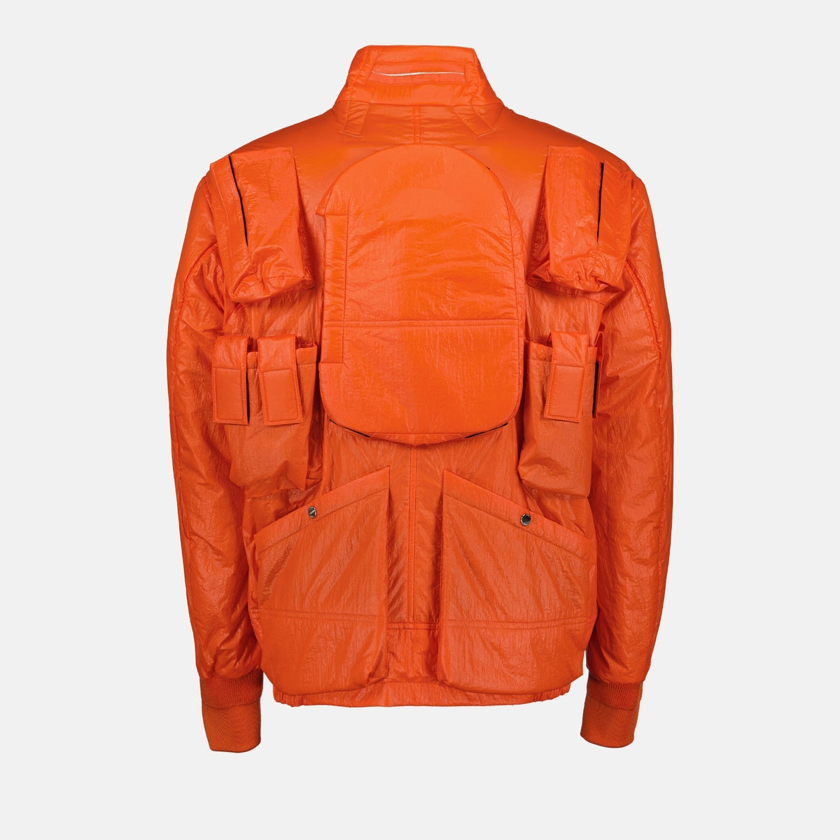 Multi-pocket bomber jacket