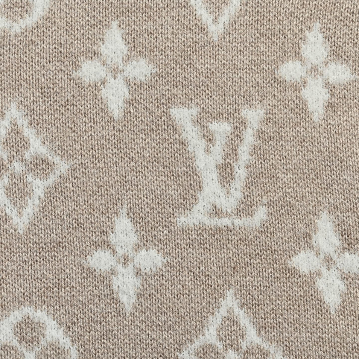 Monogram Jacquard Half-Zip Sweater