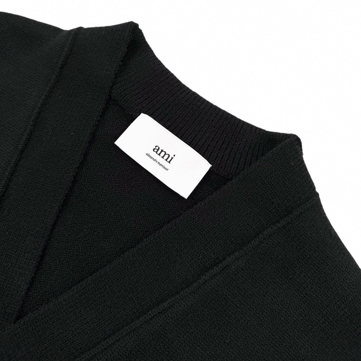 Oversized V-Neck Cardigan | Black