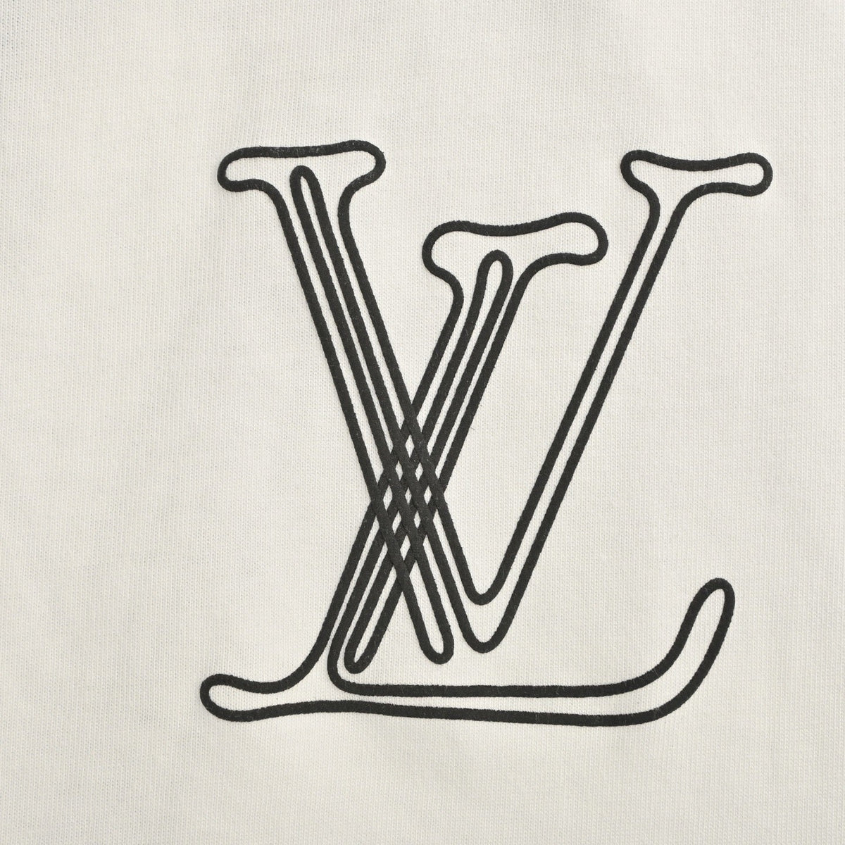 Wire-Frame LV Logo T-Shirt
