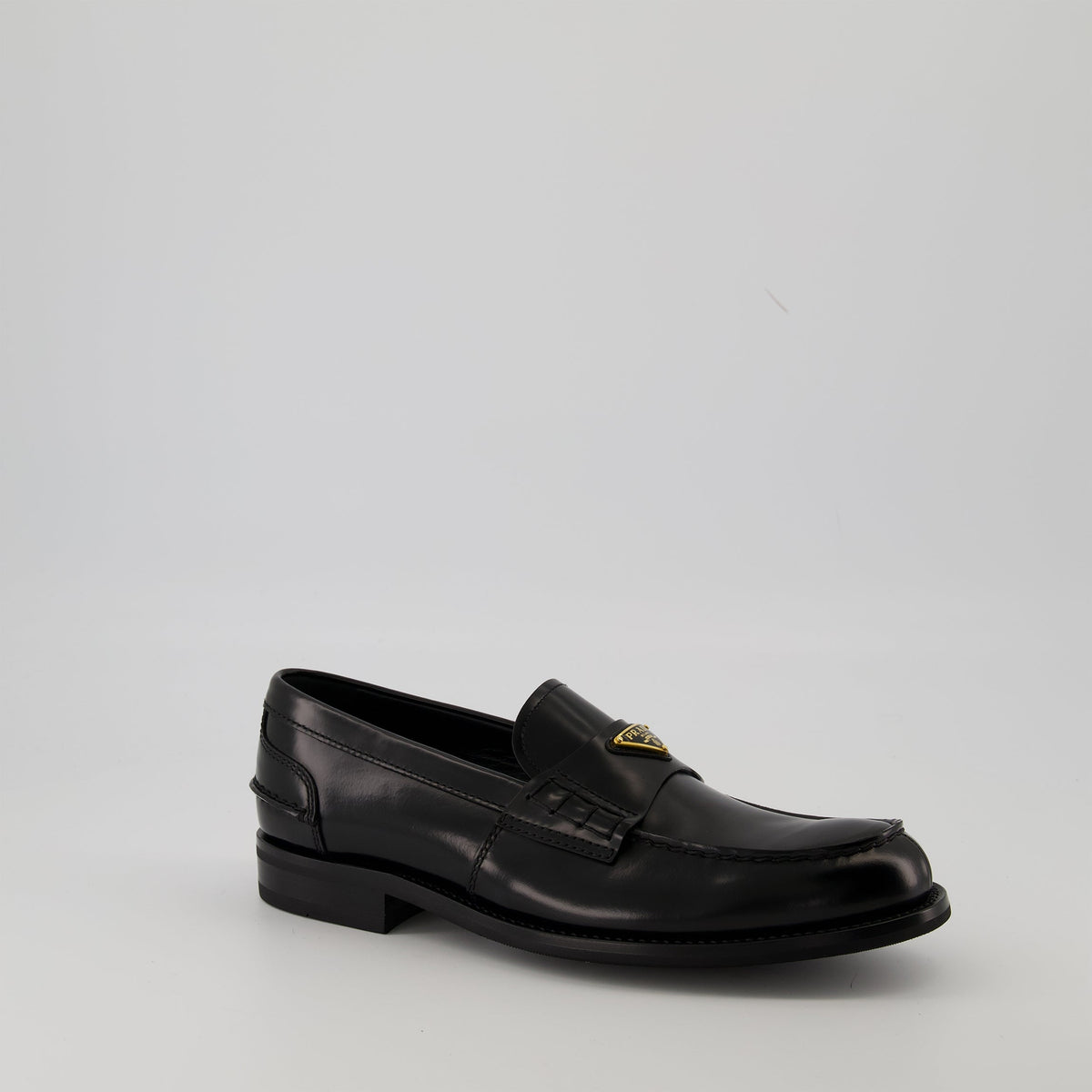 Brushed Leather Loafers