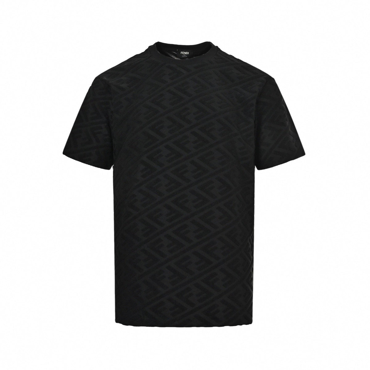 FF Jacquard Sponge T-Shirt - Black