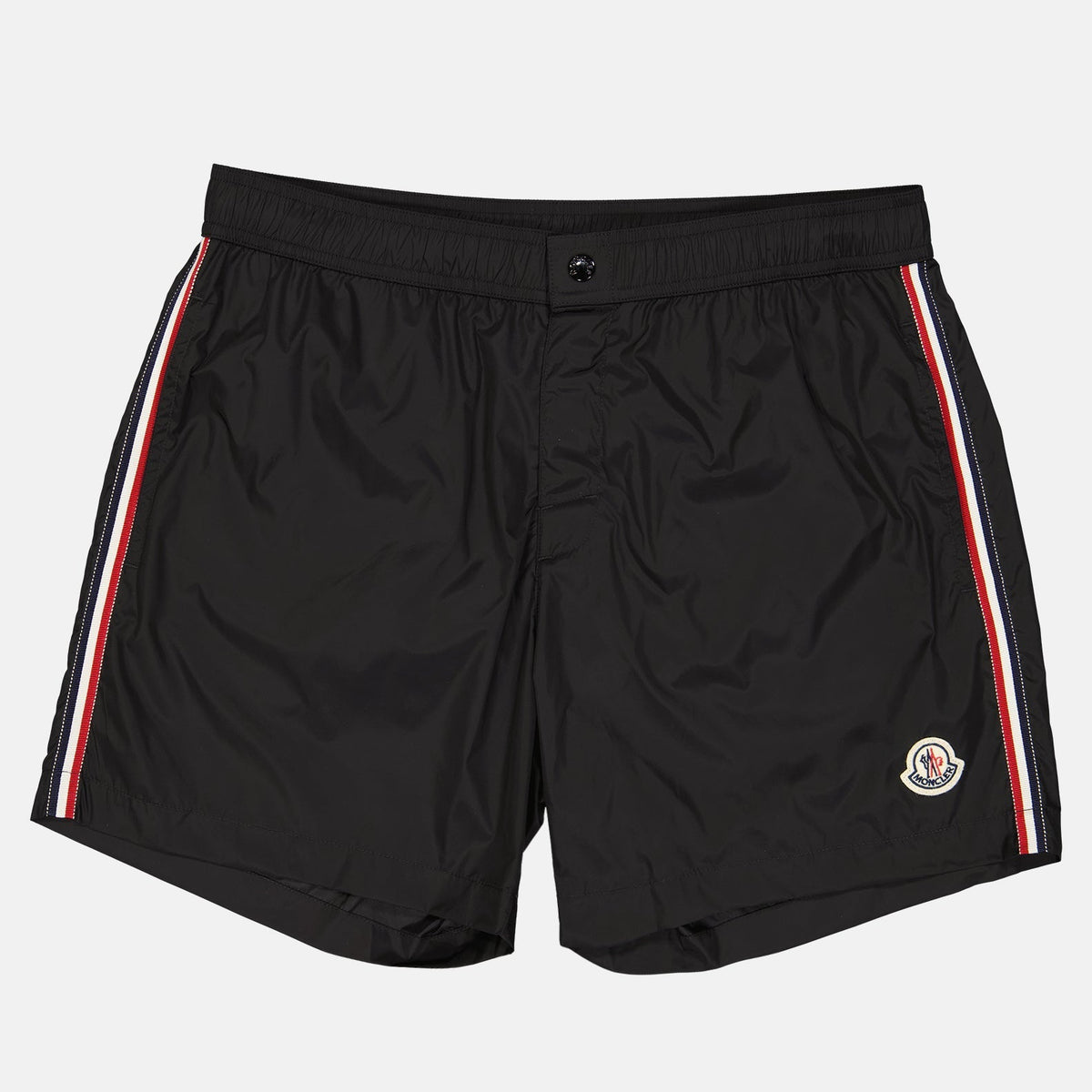 Tricolor Piped Swim Shorts