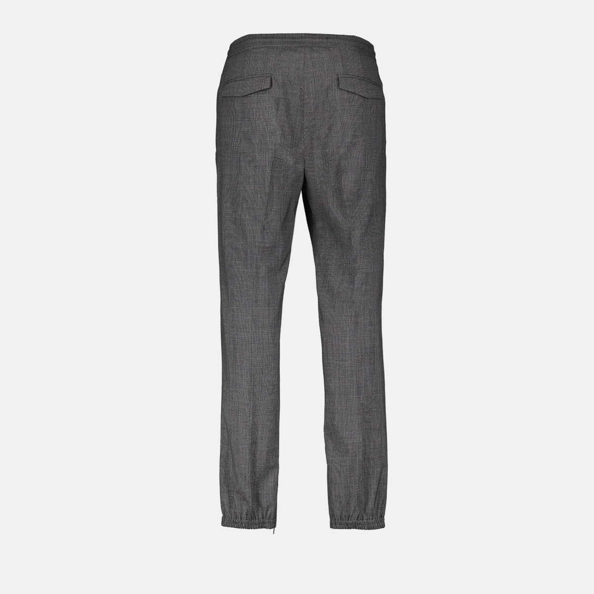Wool jogging pants