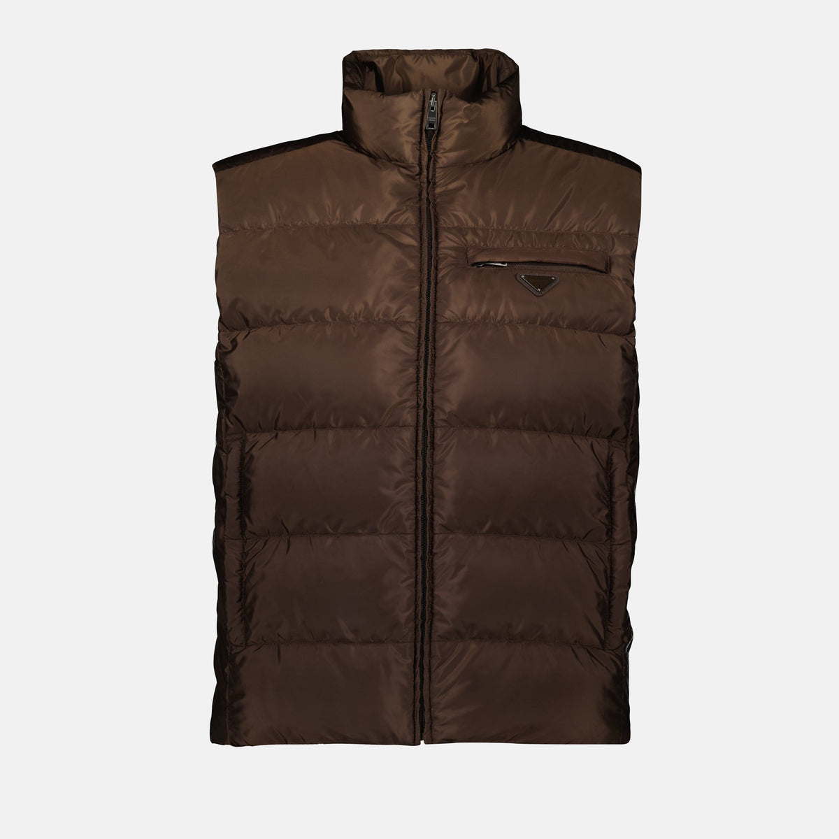 Sleeveless Nylon Puffer Jacket