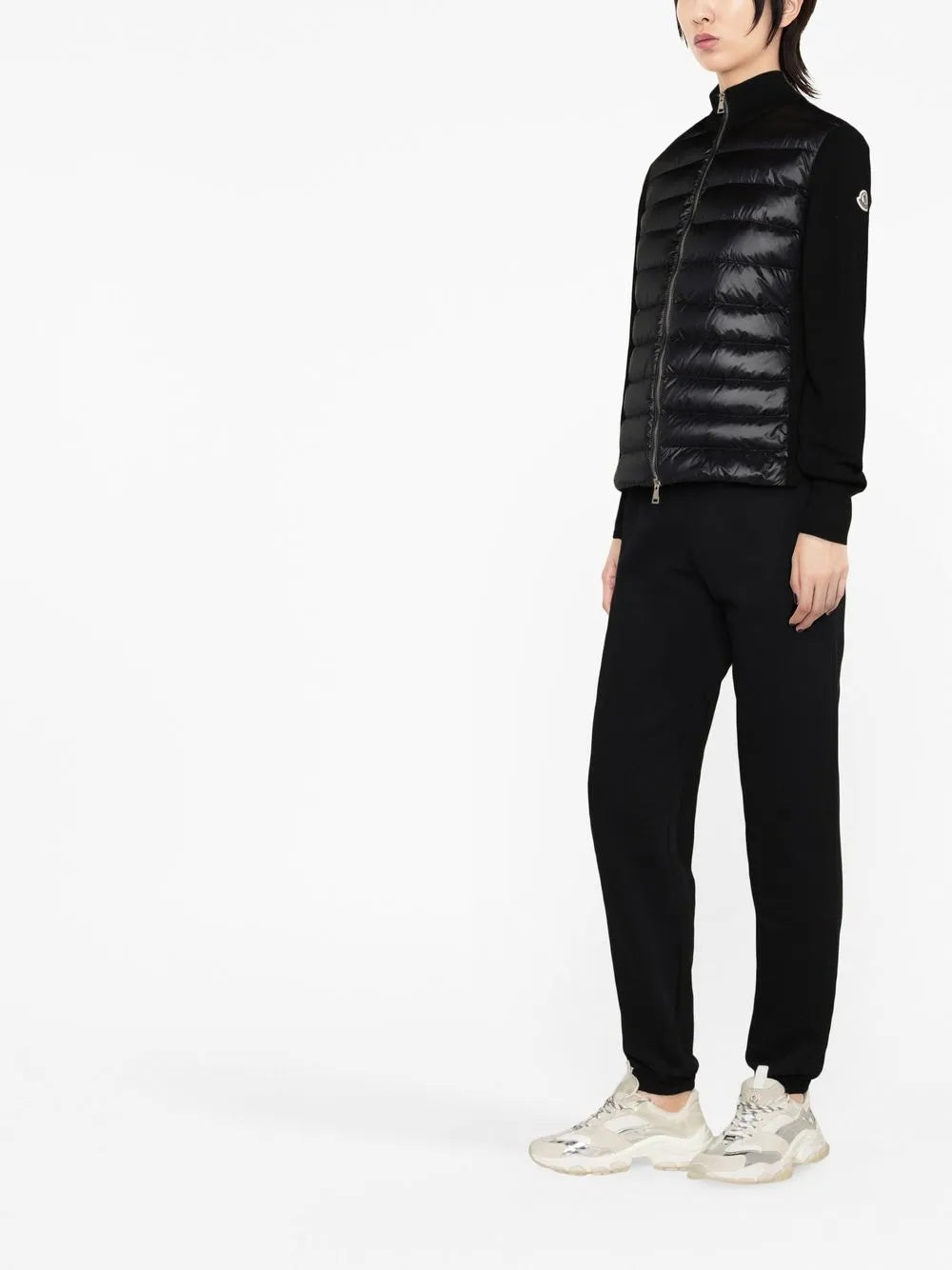 Two-tone quilted jacket