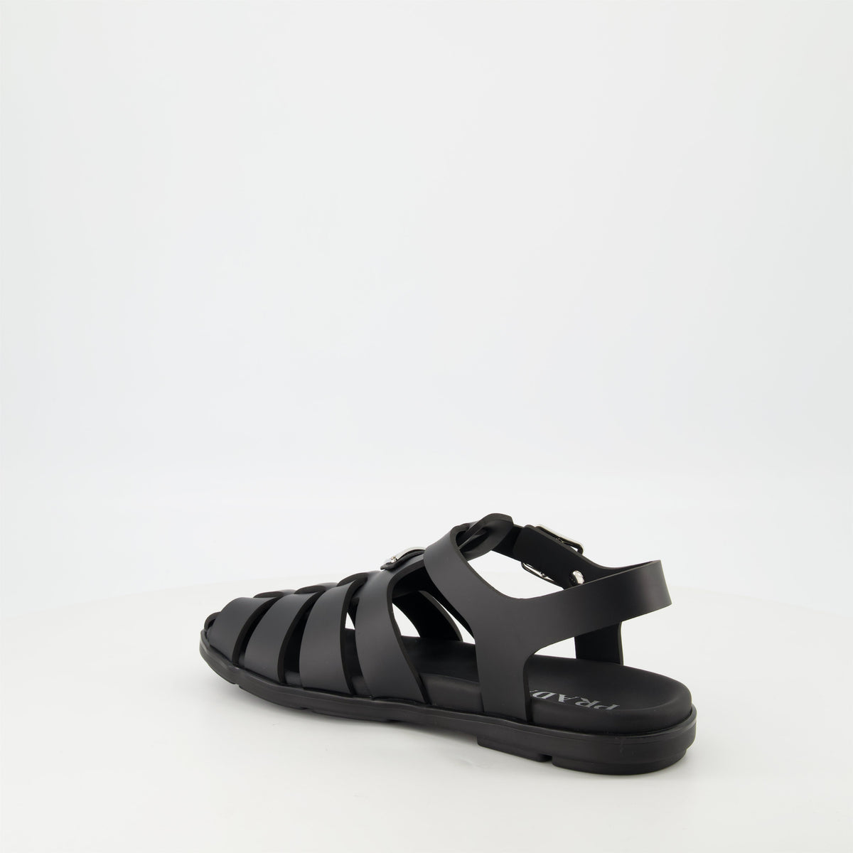 Black Rubber Sandals