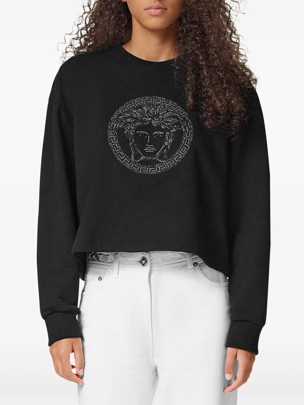 Medusa Rhinestone Sweatshirt