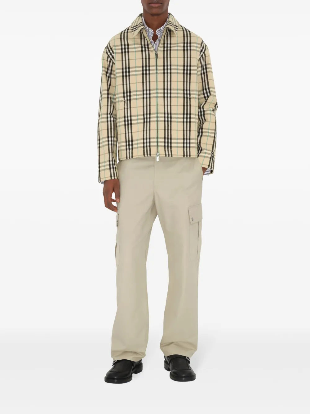 Checked Harrington Jacket