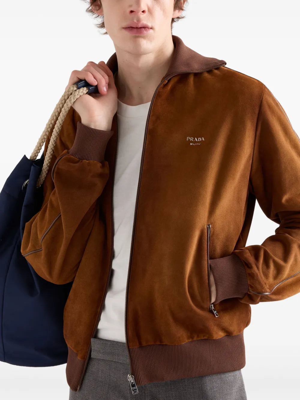 Velvet Calfskin Jacket