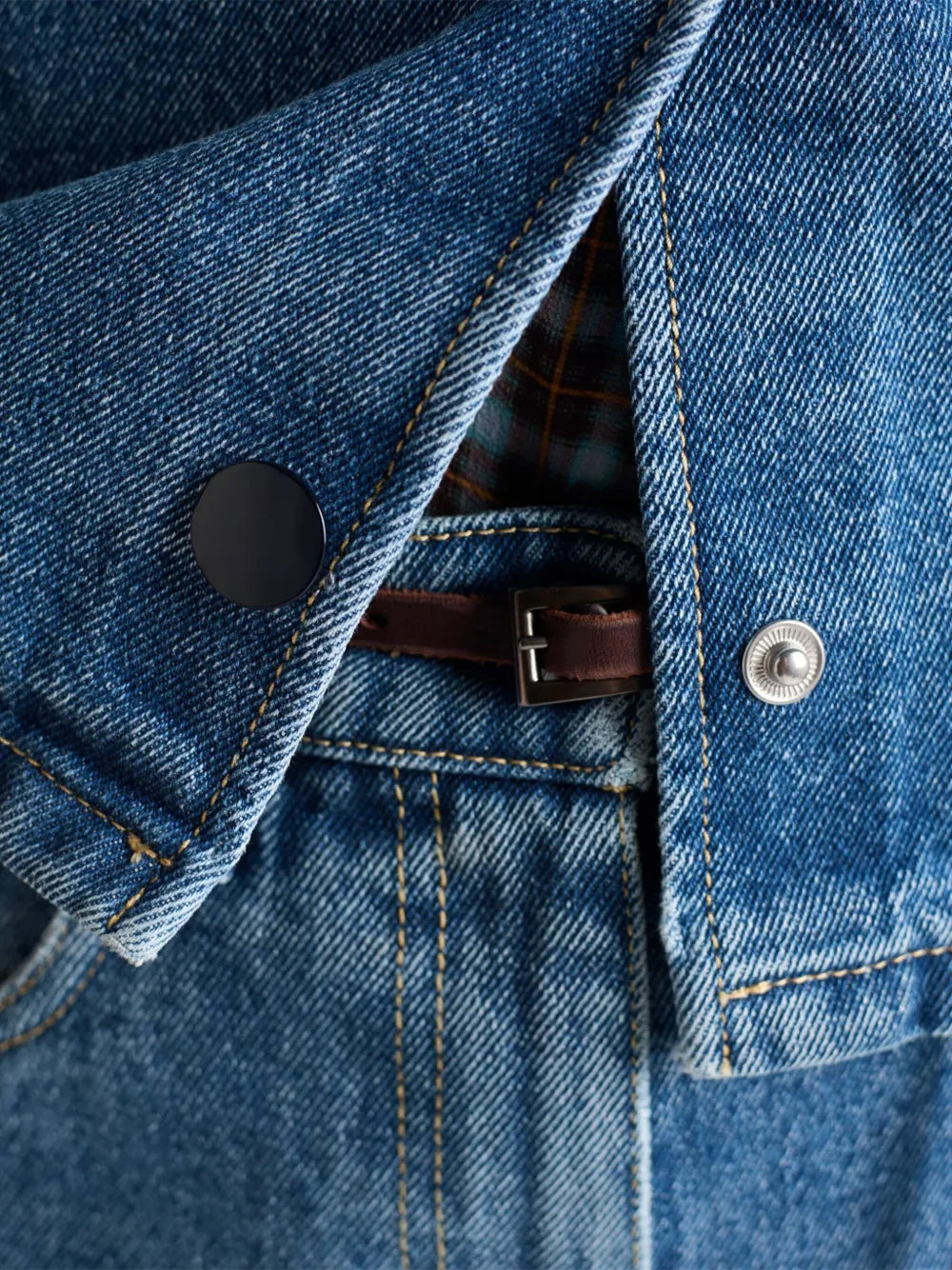 Short Denim Shirt