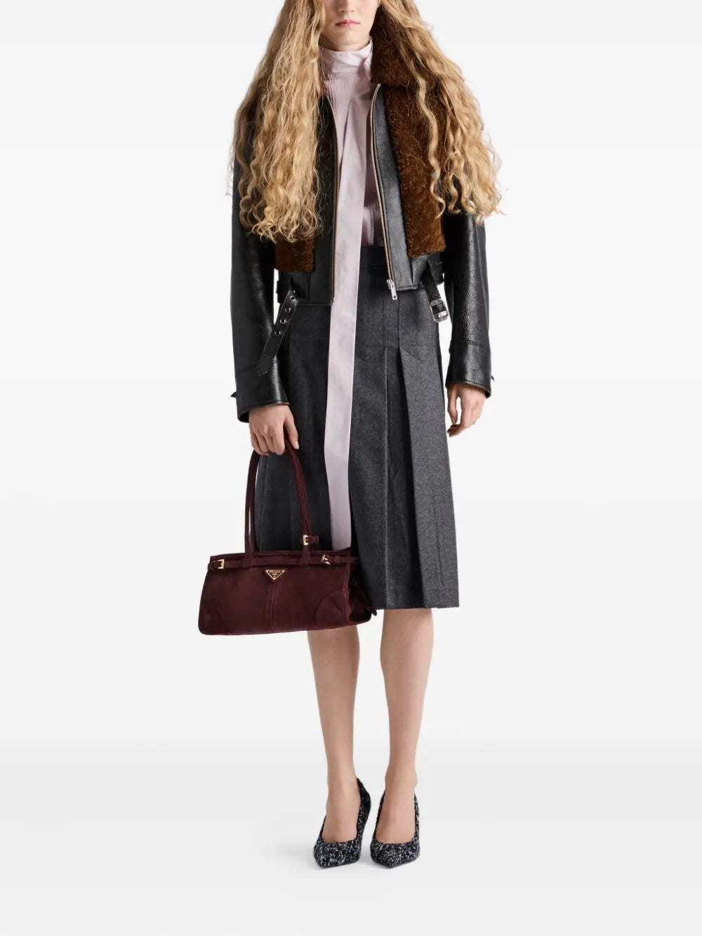 Leather and Wool Jacket