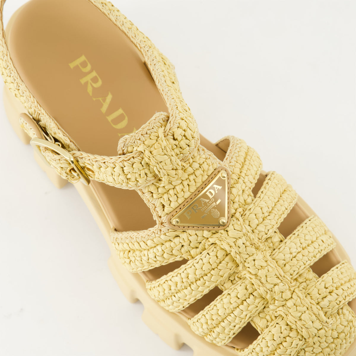 Monolith Raffia Sandals