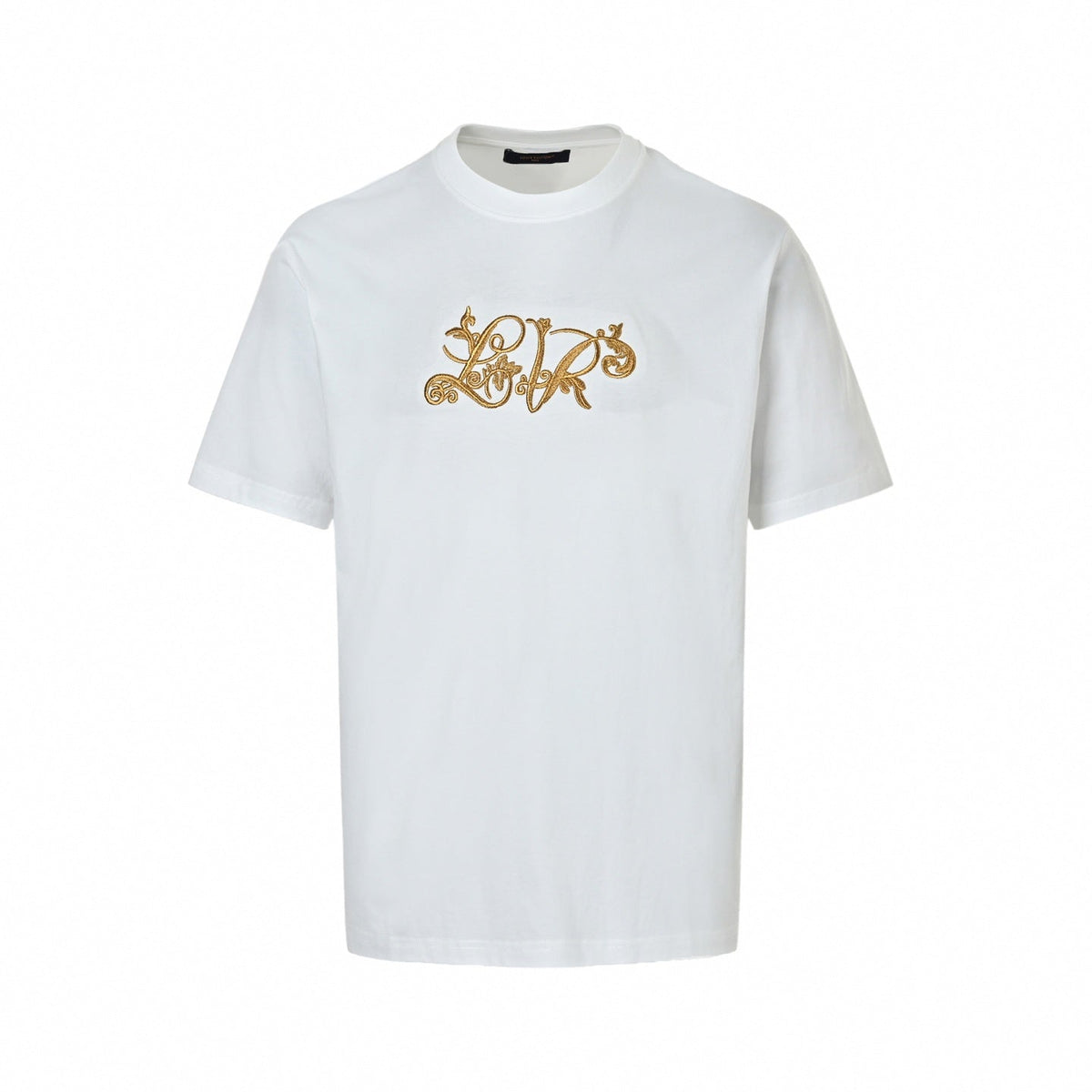 Ornate Baroque Embroidered T-Shirt | White