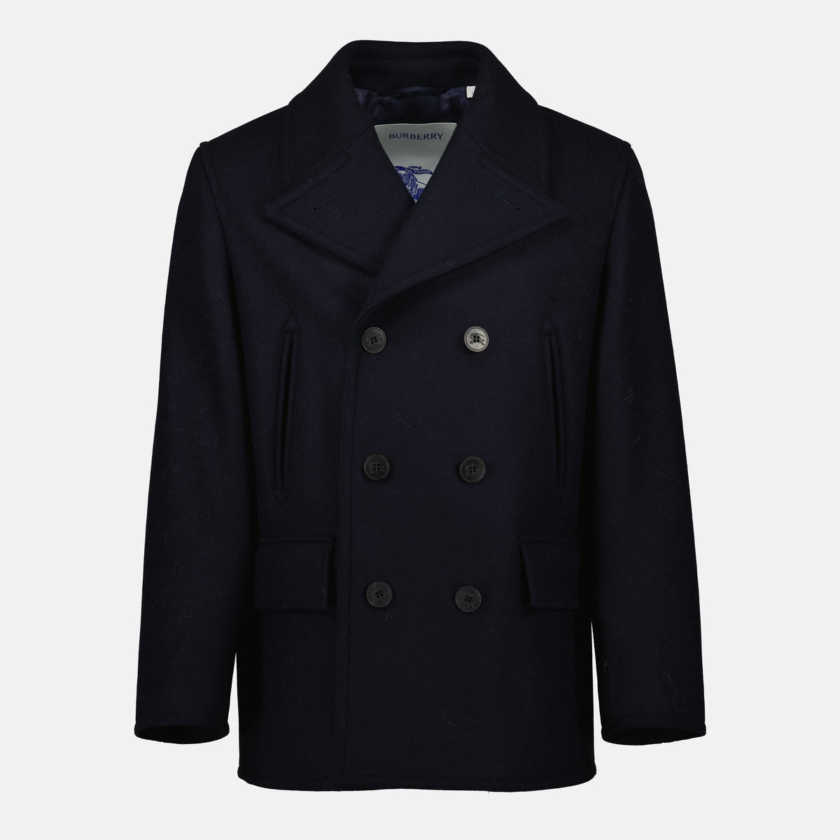 Blue Wool Peacoat