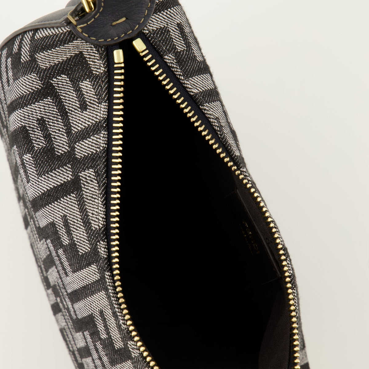 Fendigraphy mini bag in FF denim