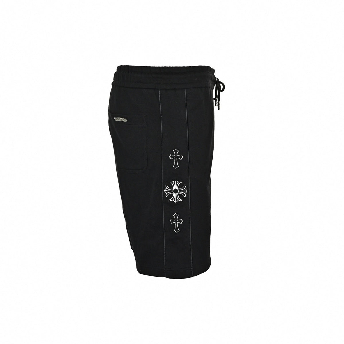 Horseshoe Cross Sweat Shorts - Black