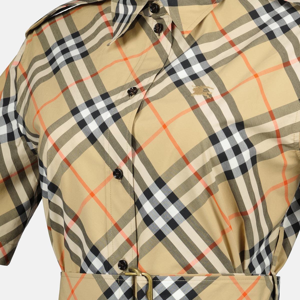 Check Shirt Dress