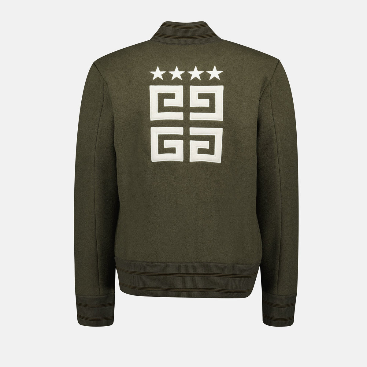 Khaki Varsity Jacket