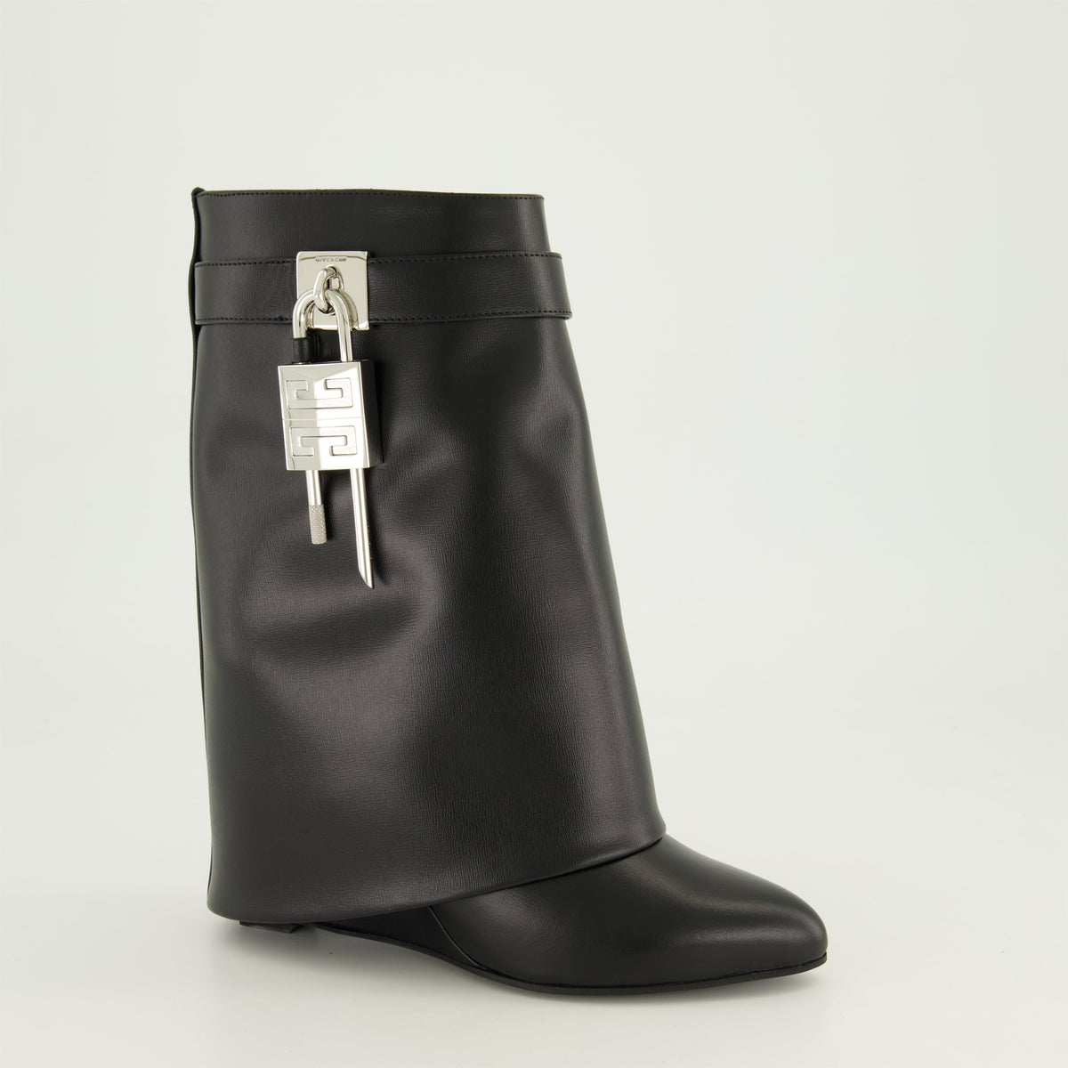 Shark Lock Ankle Boots