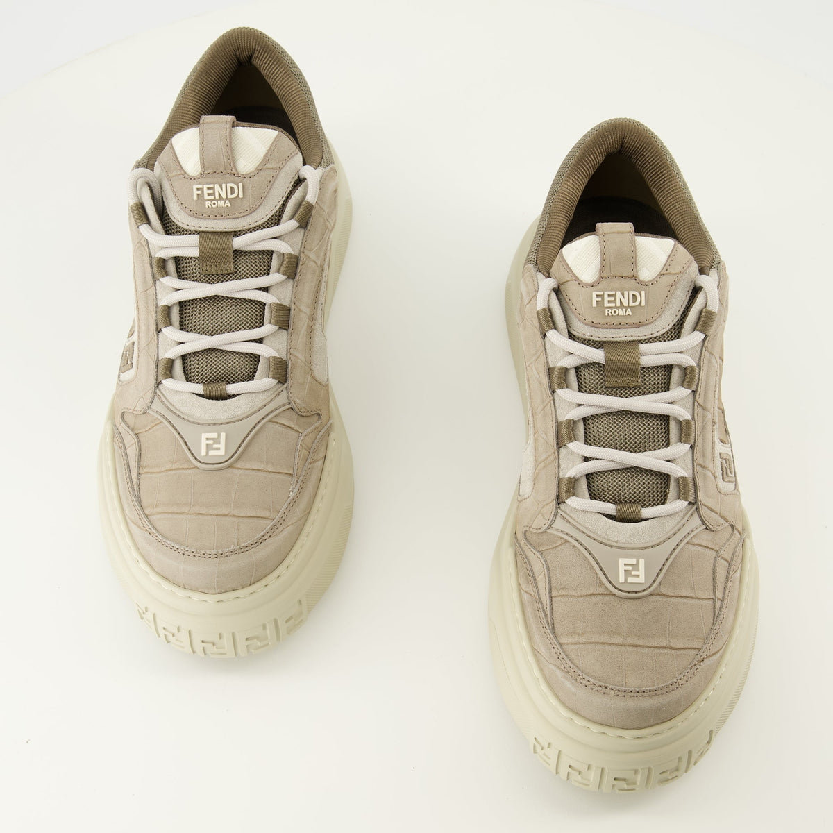 Fendi Force Gray Sneakers