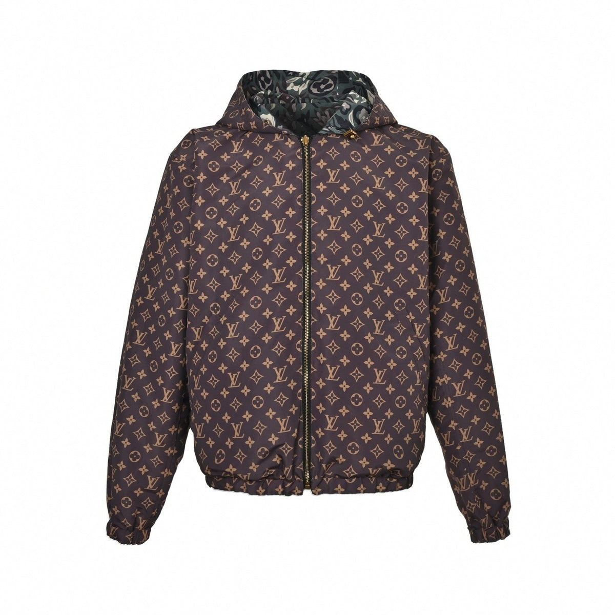 Reversible Monogram Camo Windbreaker