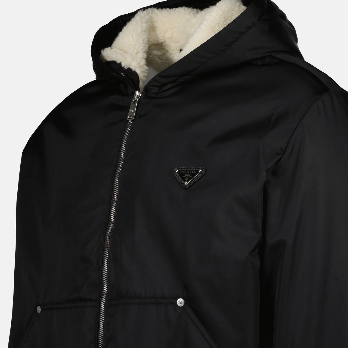 Fleece-lined Re-Nylon Jacket