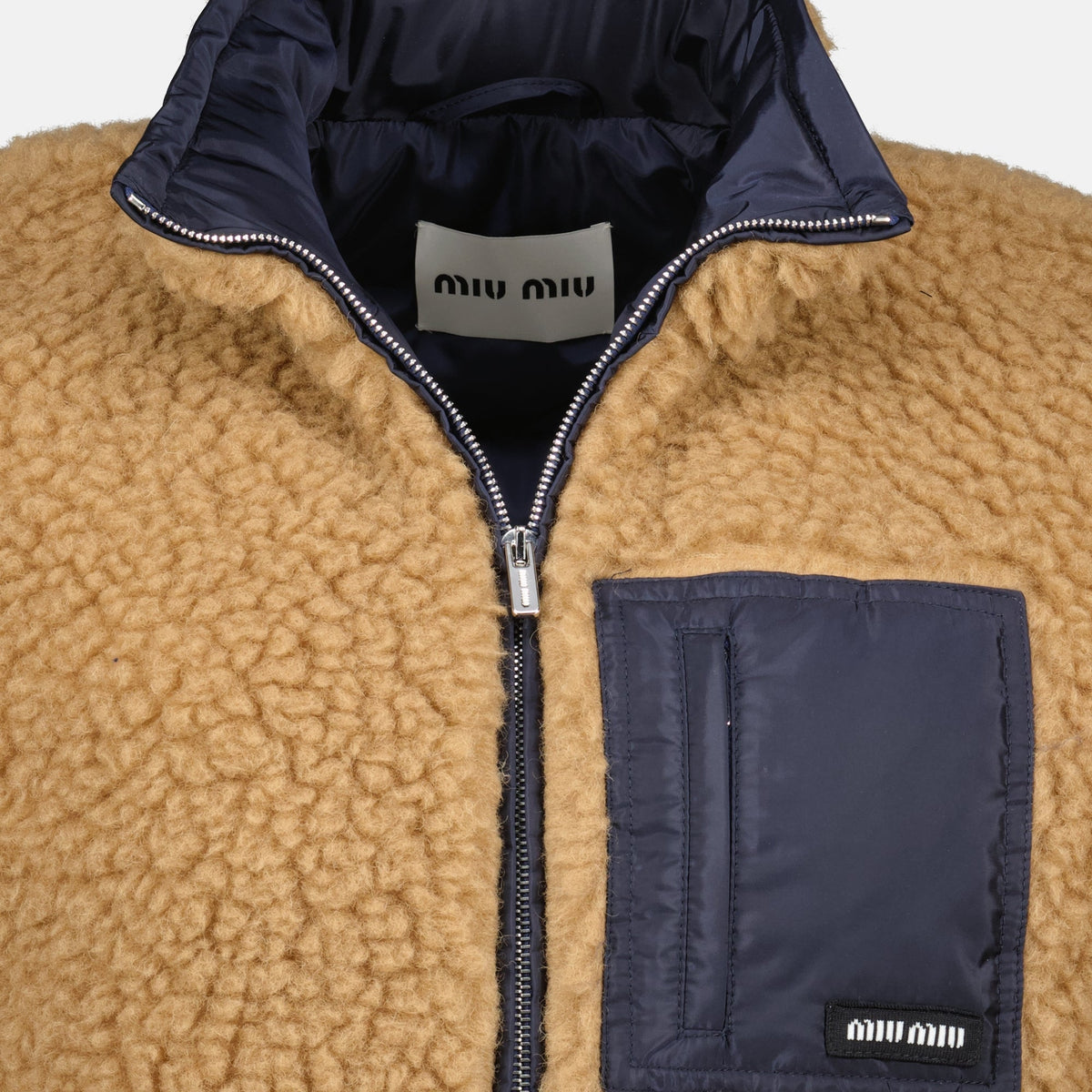 Brown Teddy Sleeveless Jacket