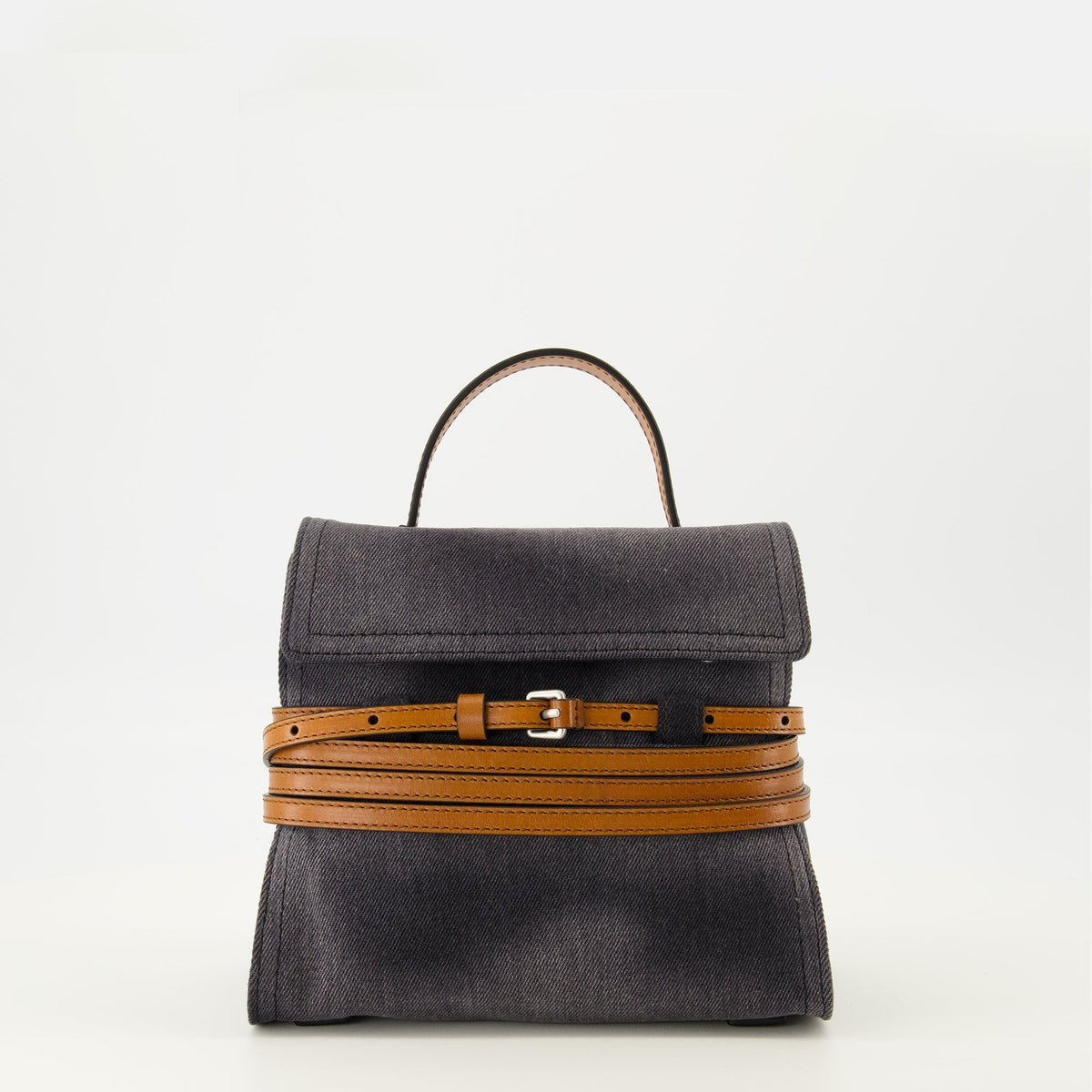 Tie Me Denim Bag
