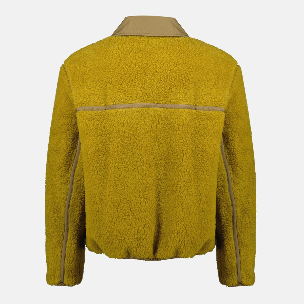 Khaki Wool Fleece Jacket