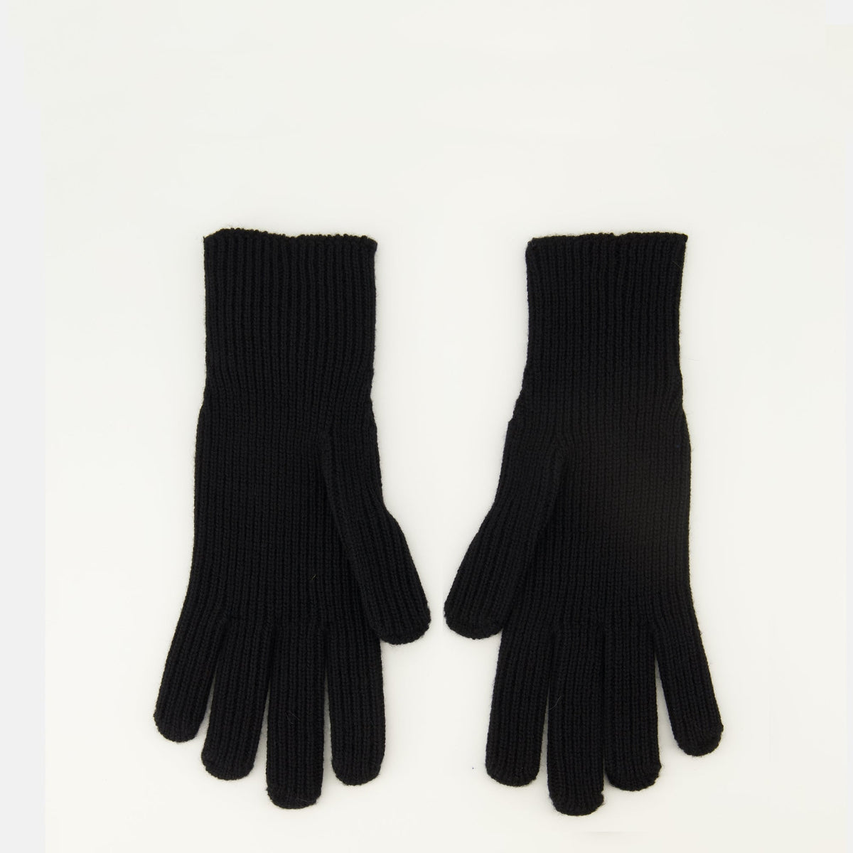 Black Wool Gloves
