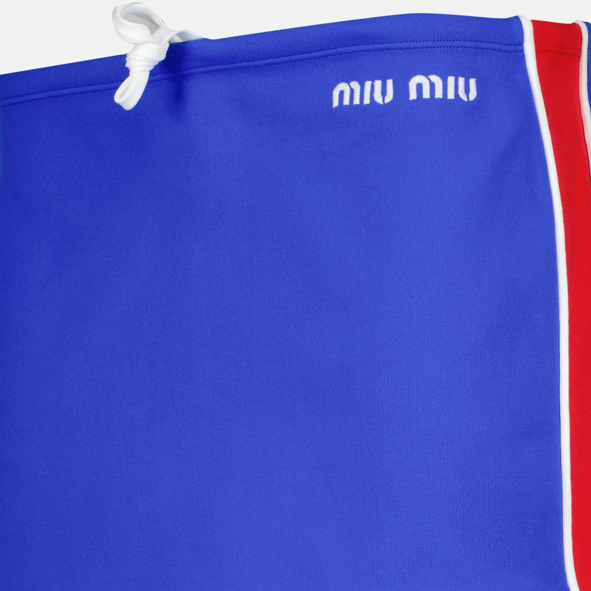 Mini blue and red skirt