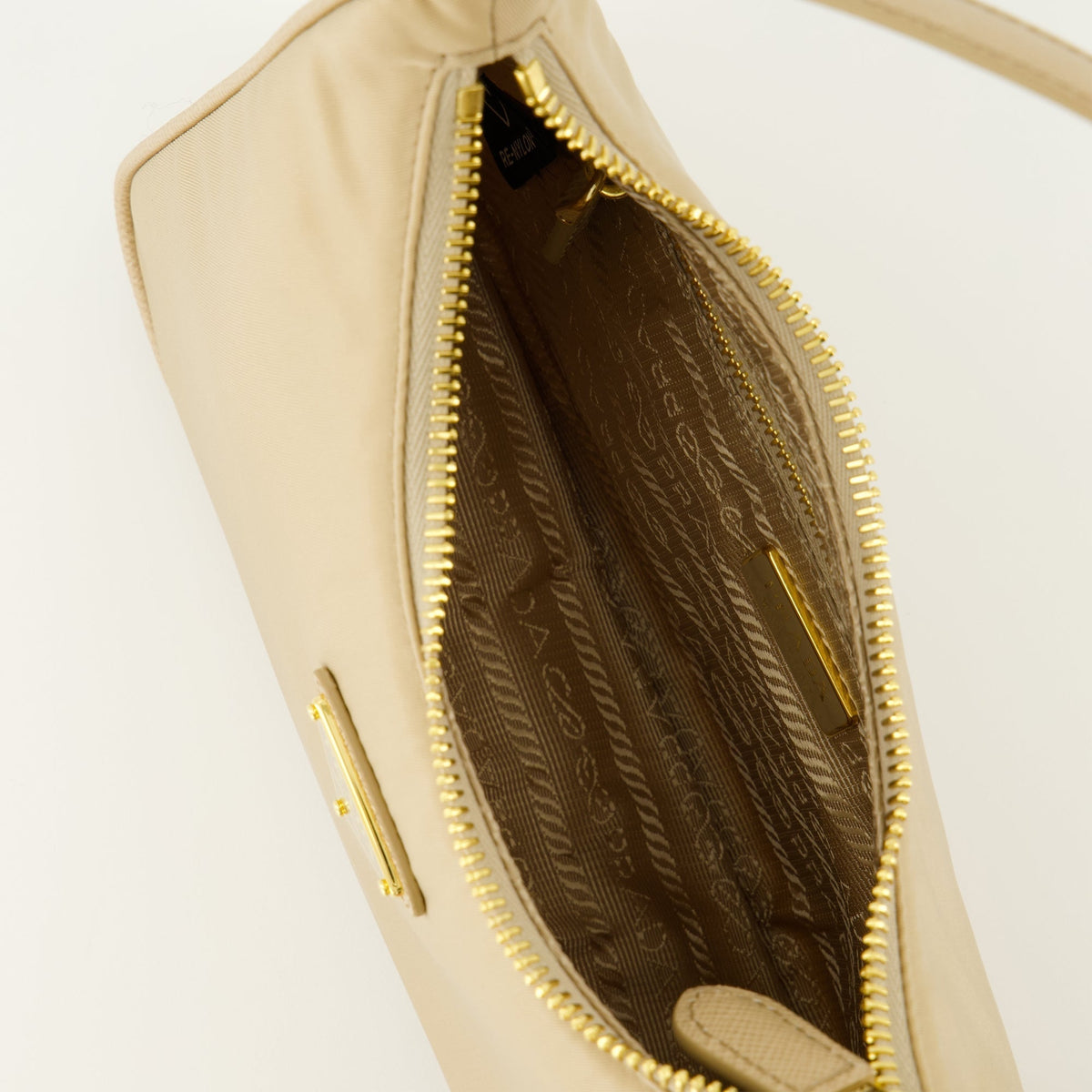 Mini Reissue 2005 Bag in Beige Re-Nylon