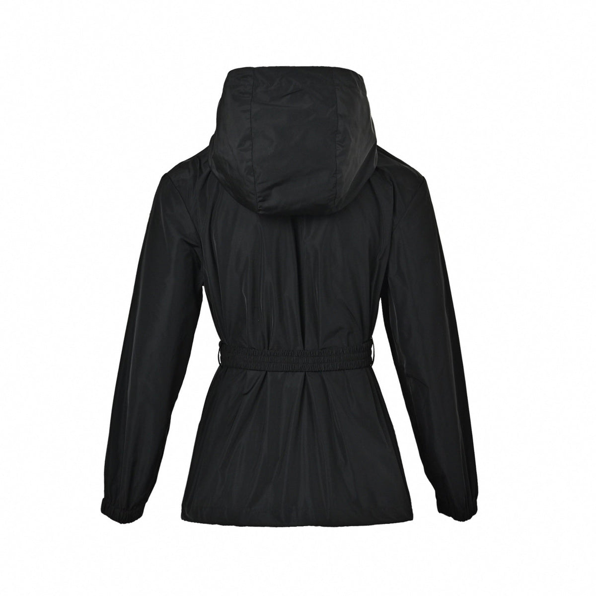 Belted Hooded Windbreaker