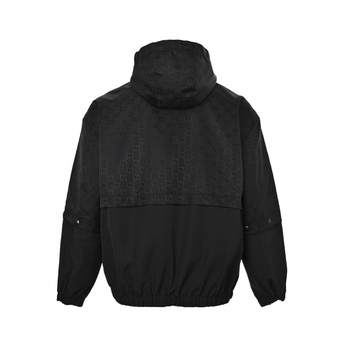 GG Jacquard Panelled Hooded Jacket