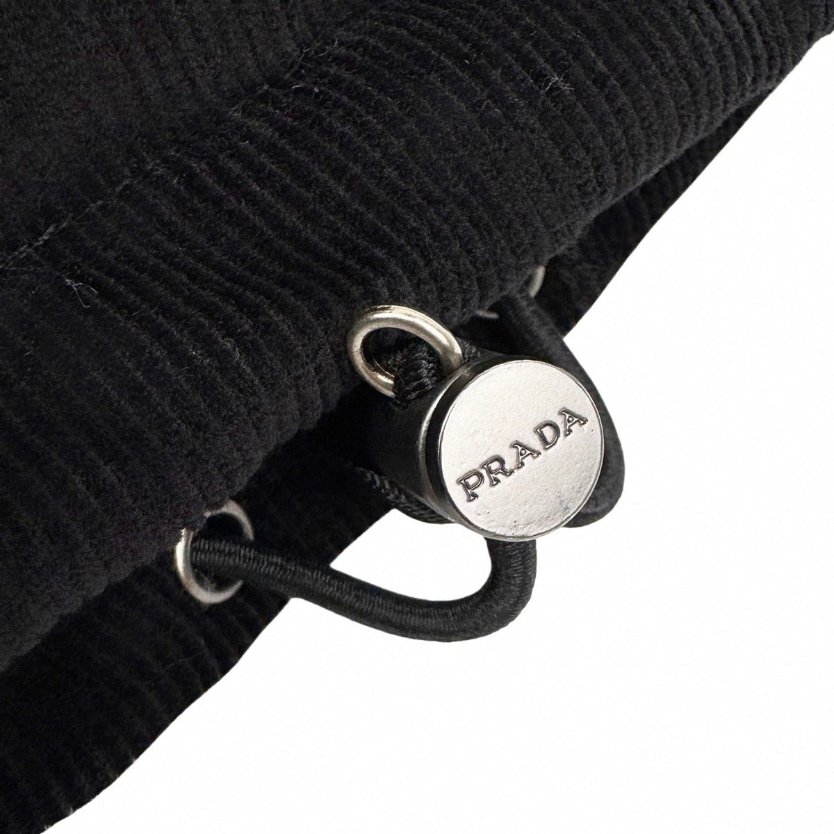 Convertible Corduroy Puffer Jacket | Black
