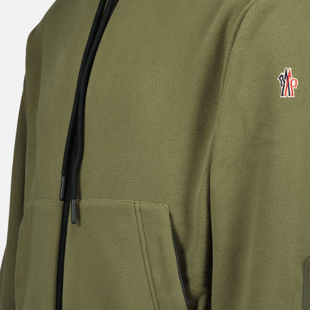Khaki Polartec® Zip Cardigan
