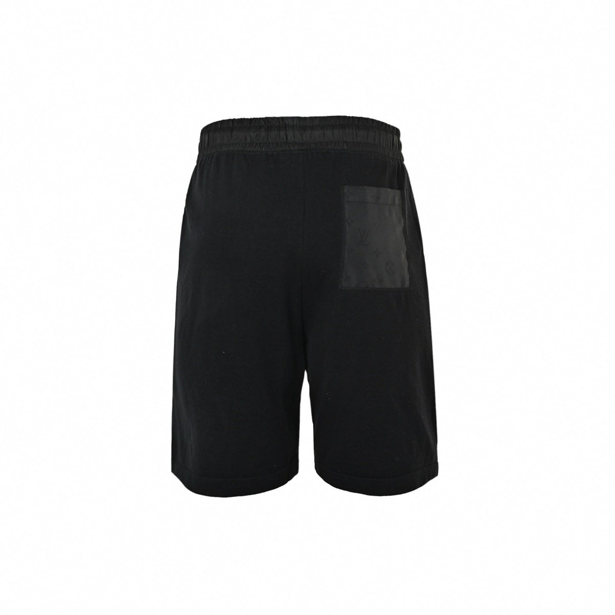 Monogram Panel Athletic Shorts | Black