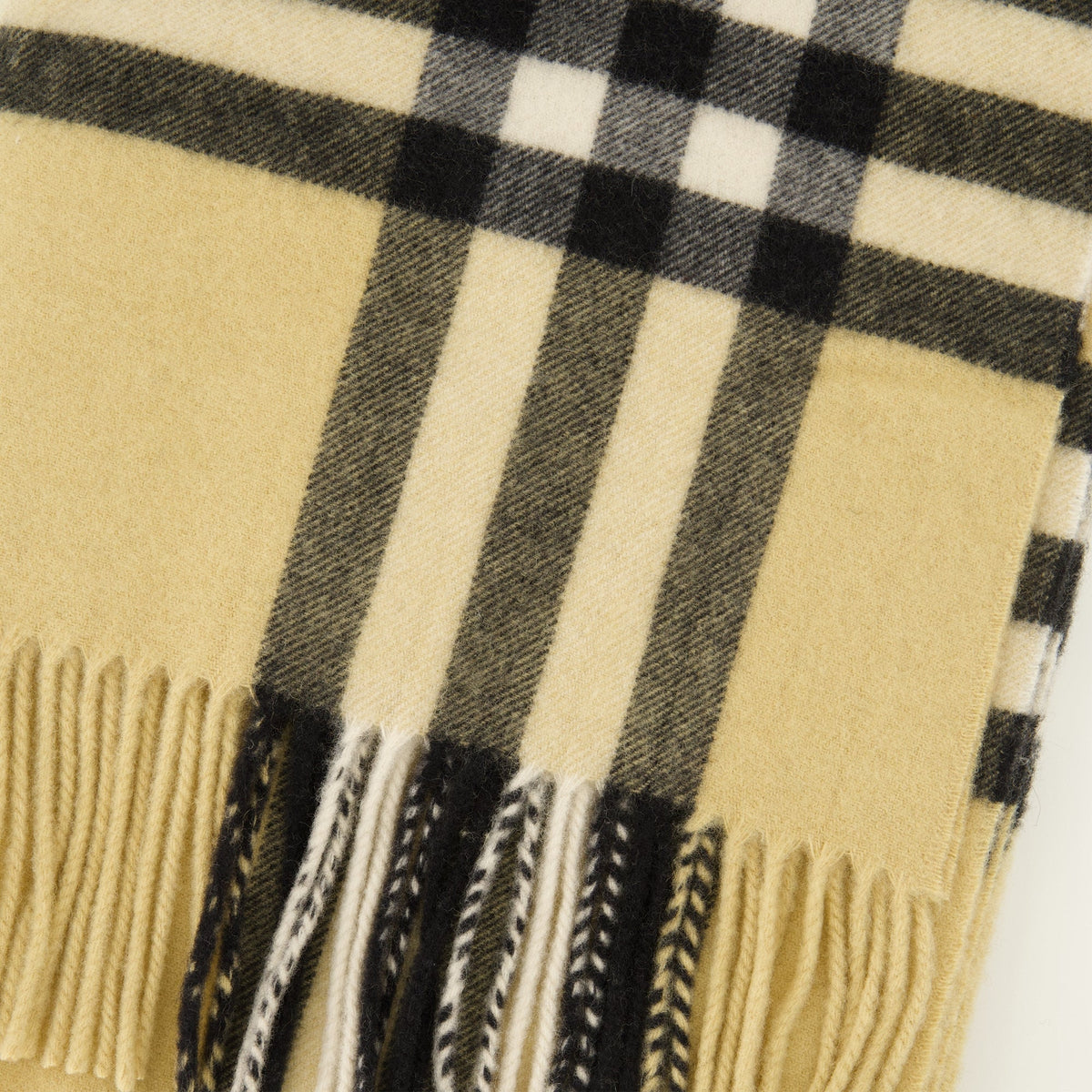 Check Cashmere Scarf