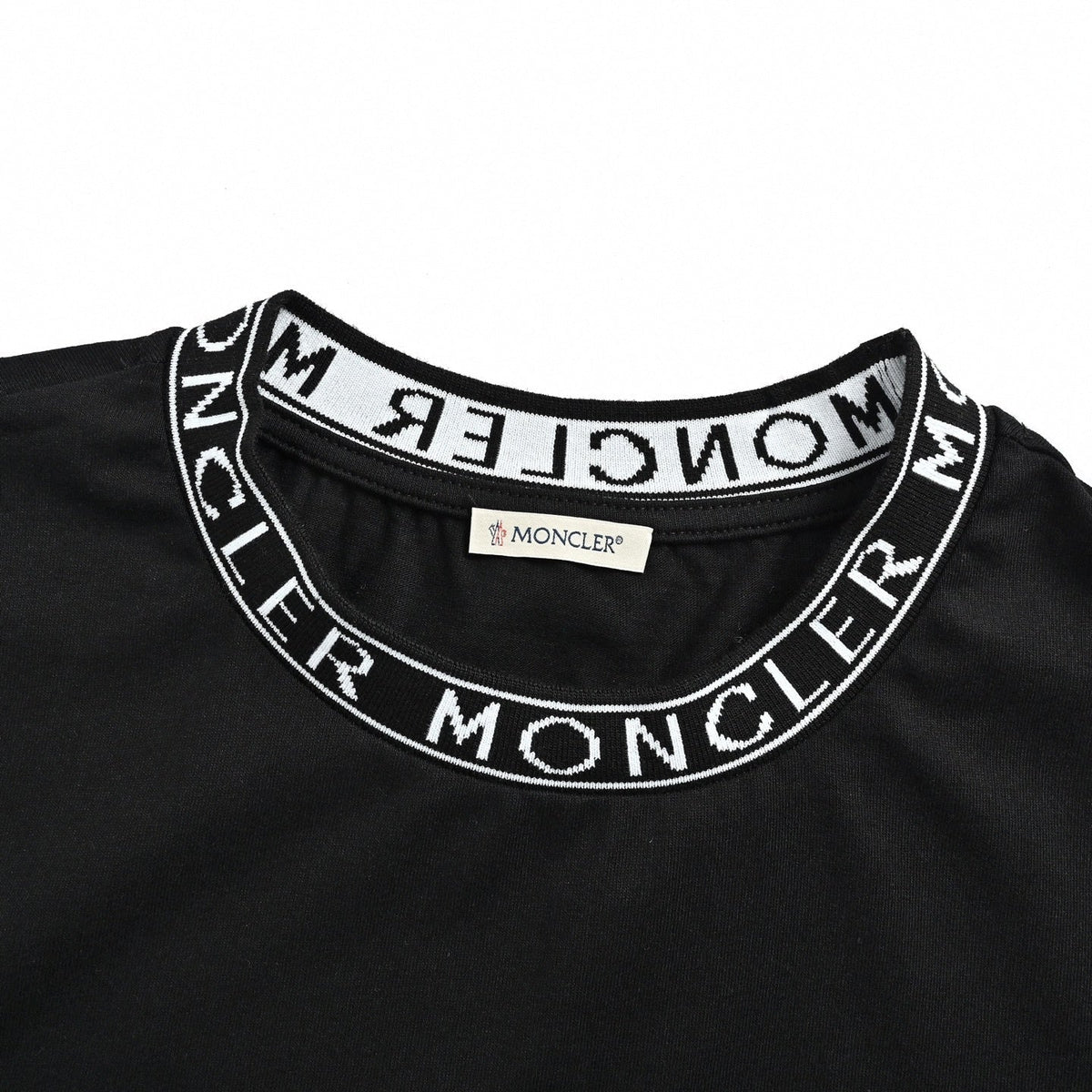 Logo Collar T-Shirt | Black