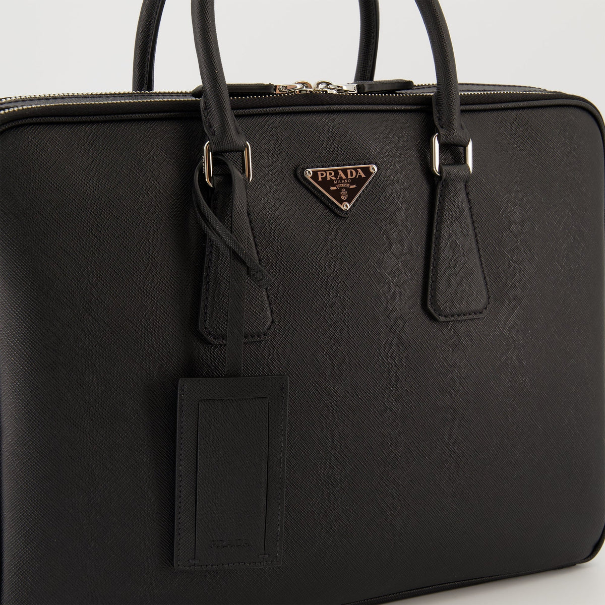 Saffiano Leather Briefcase