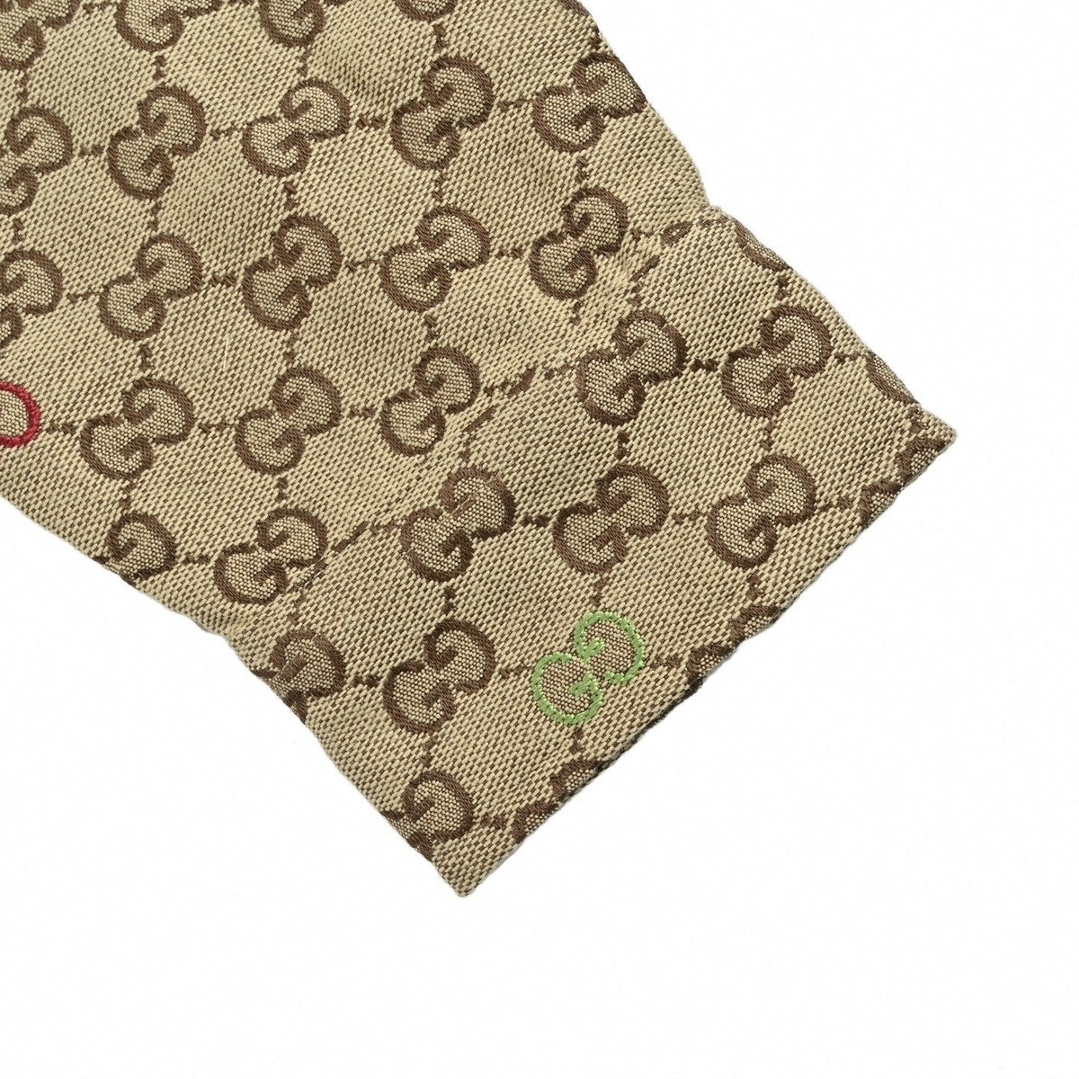 Colorful GG Embroidery Canvas Jacquard Overshirt | Beige