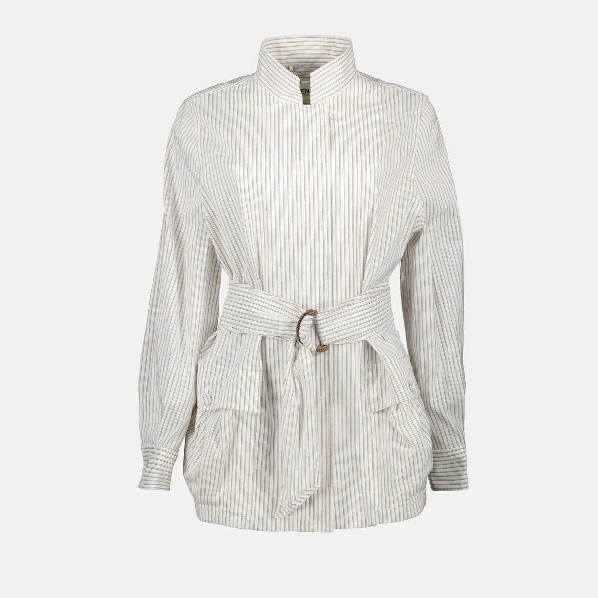 Fitted Striped Jacket
