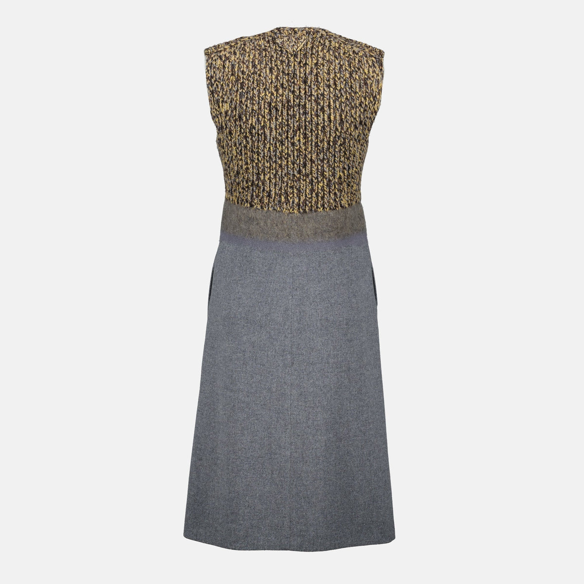 Gray Wool Dress