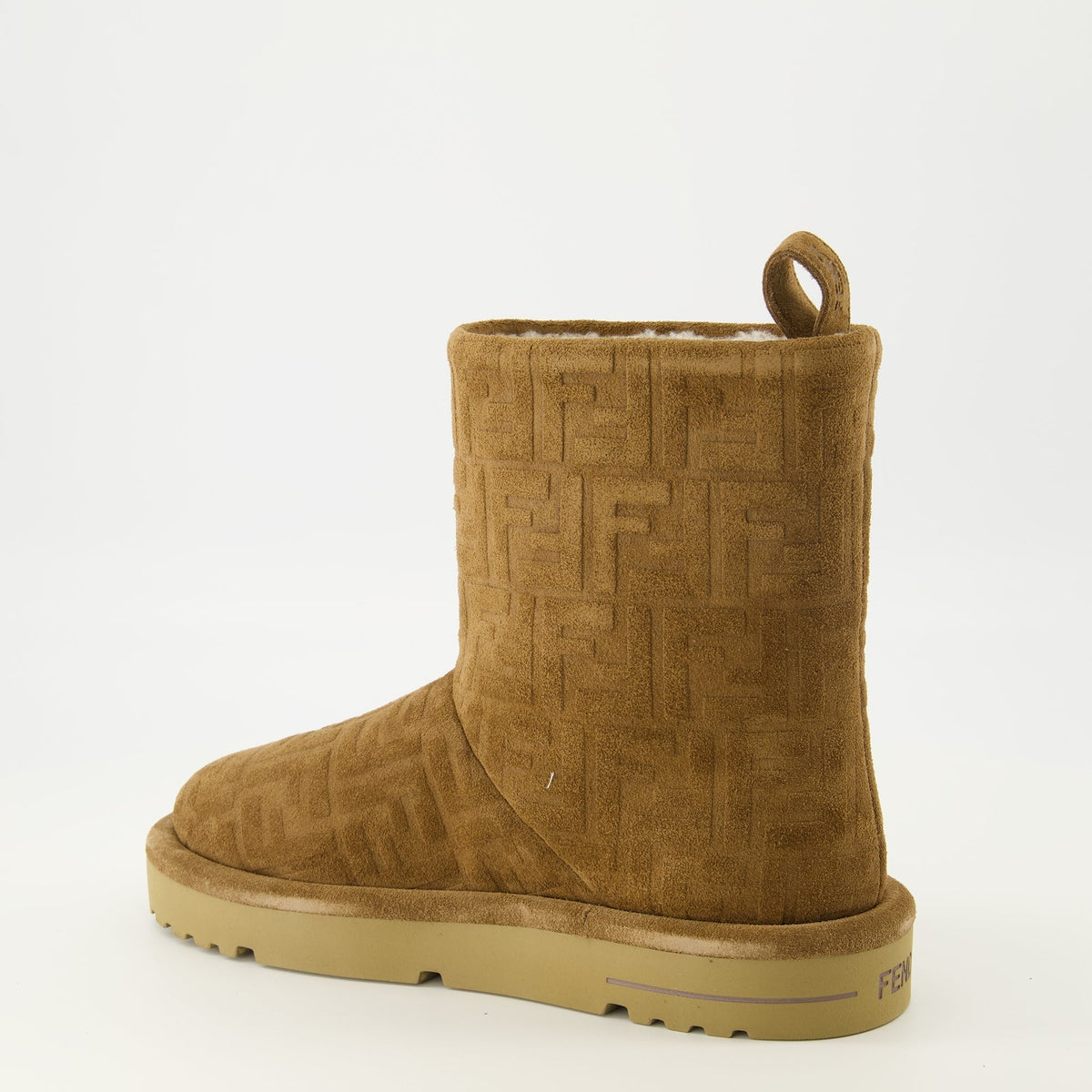Brown Suede Après Ski Boots