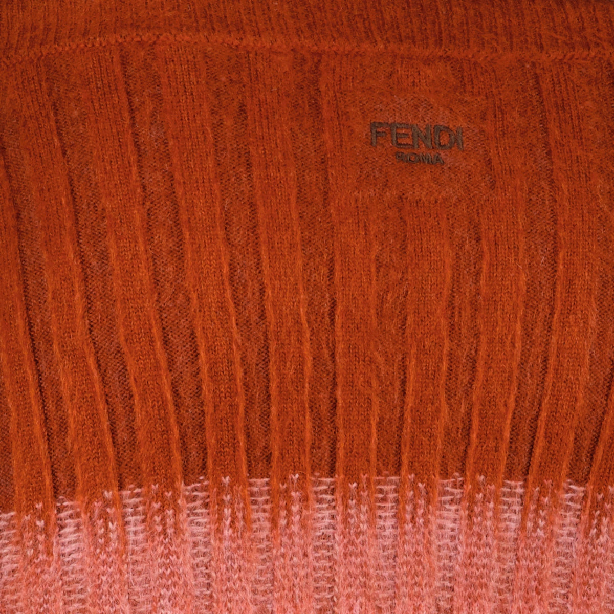 Multicolored Mohair and Wool Skirt
