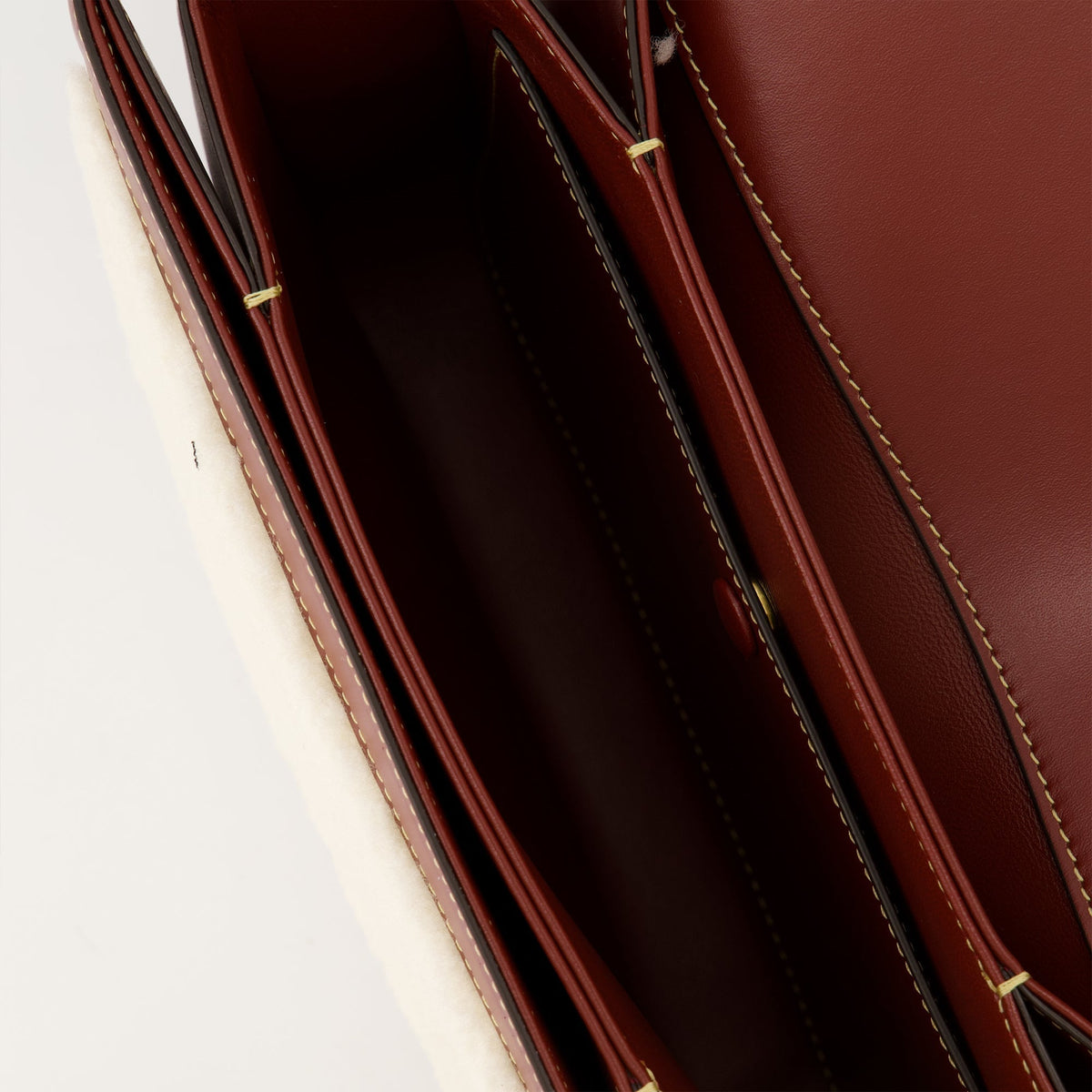 Leather and Wool Bag