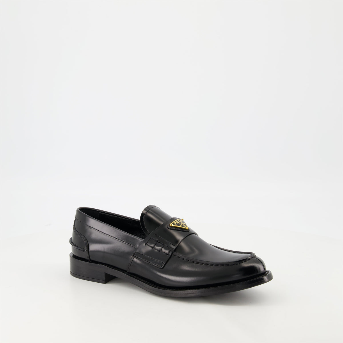 Black Leather Loafers