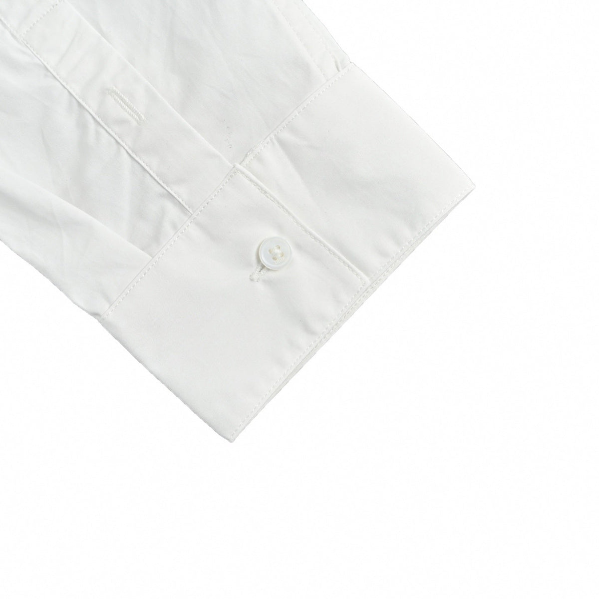 C.D Logo Pocket Button-Down Shirt | White